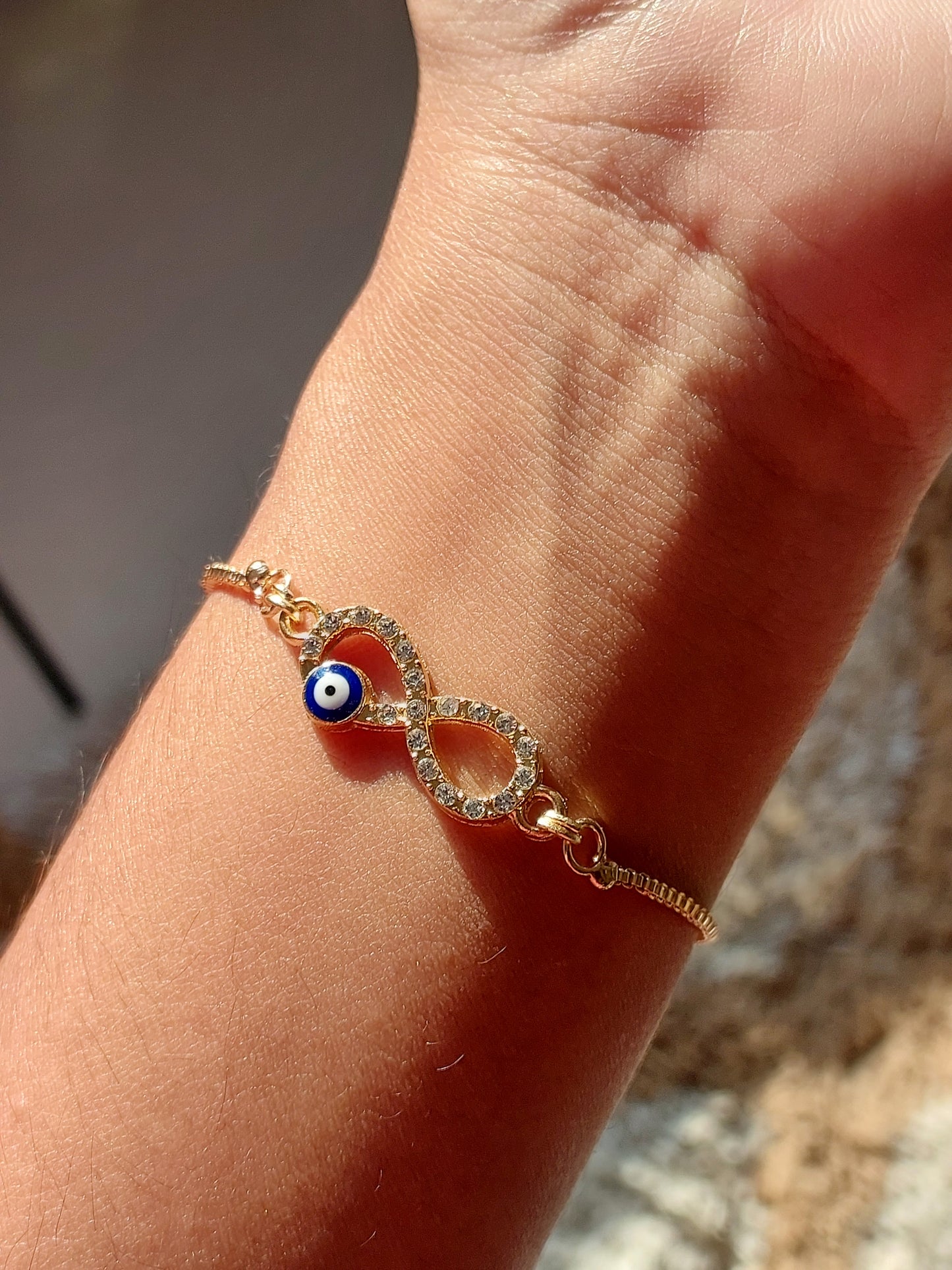 Trendy Infinity Evil Eye Bracelet