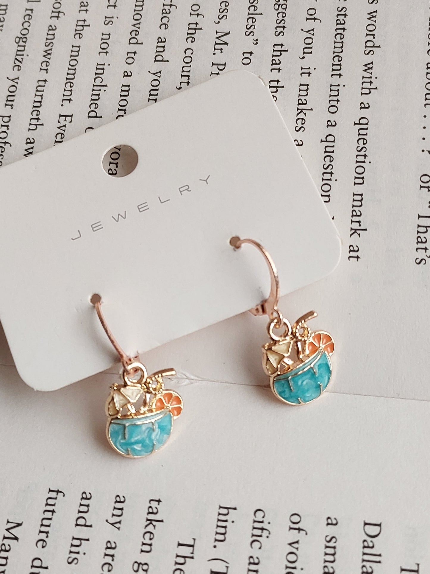 Korean Rose gold Plated Fancy Earrings