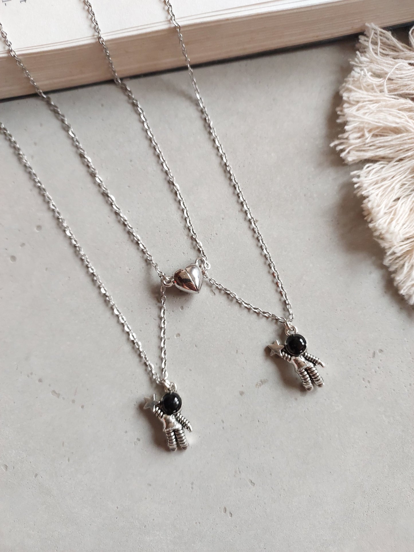 Friendship & Couple  Astronaut Necklace | Daily Wear Necklace