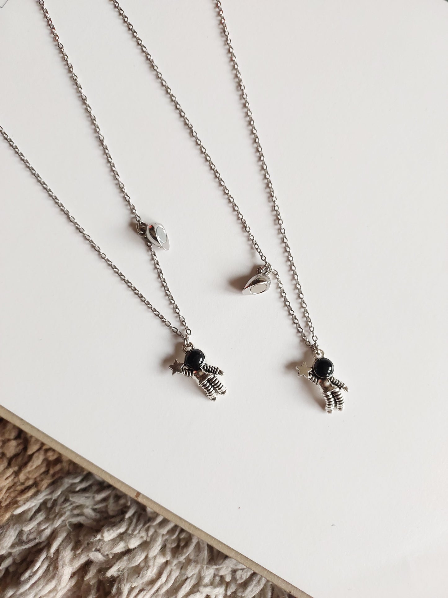 Friendship & Couple  Astronaut Necklace | Daily Wear Necklace