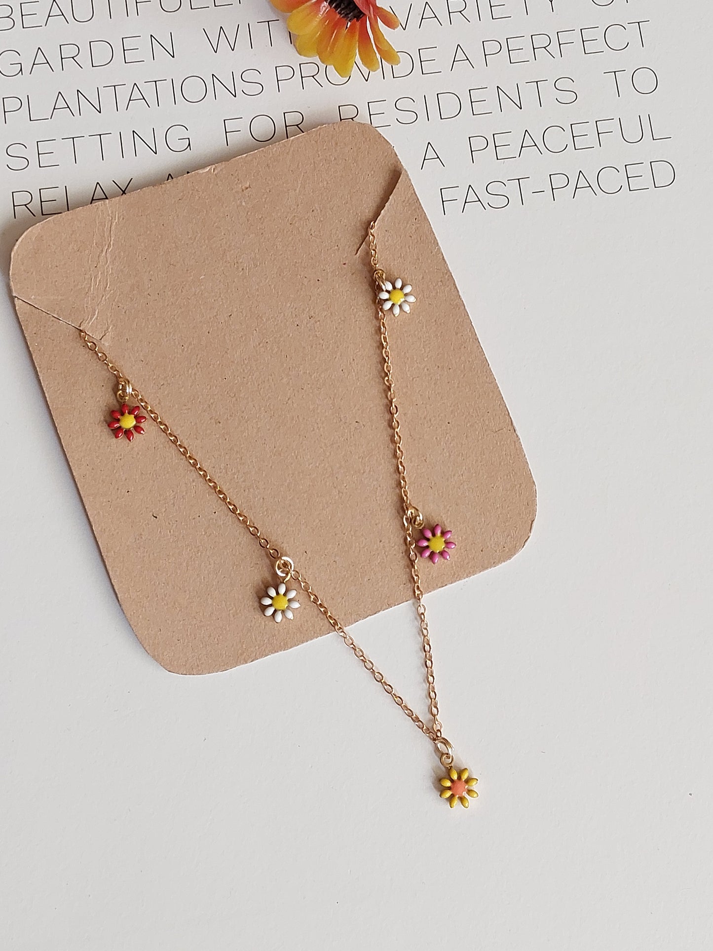 Minimal Flower Necklace| Perfect for Daily wear