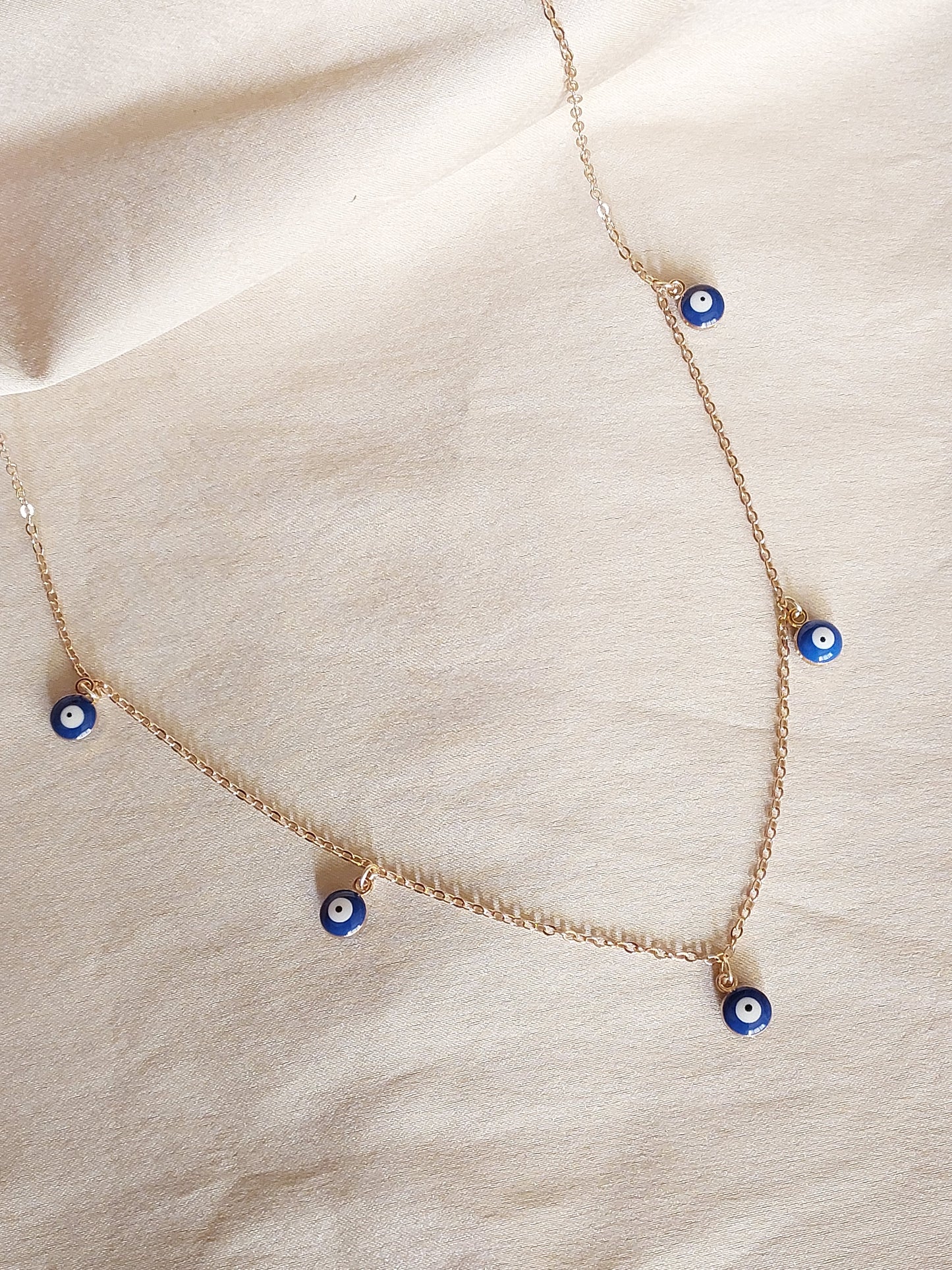 Minimal  Evil Eye  Necklace| Perfect for Daily wear