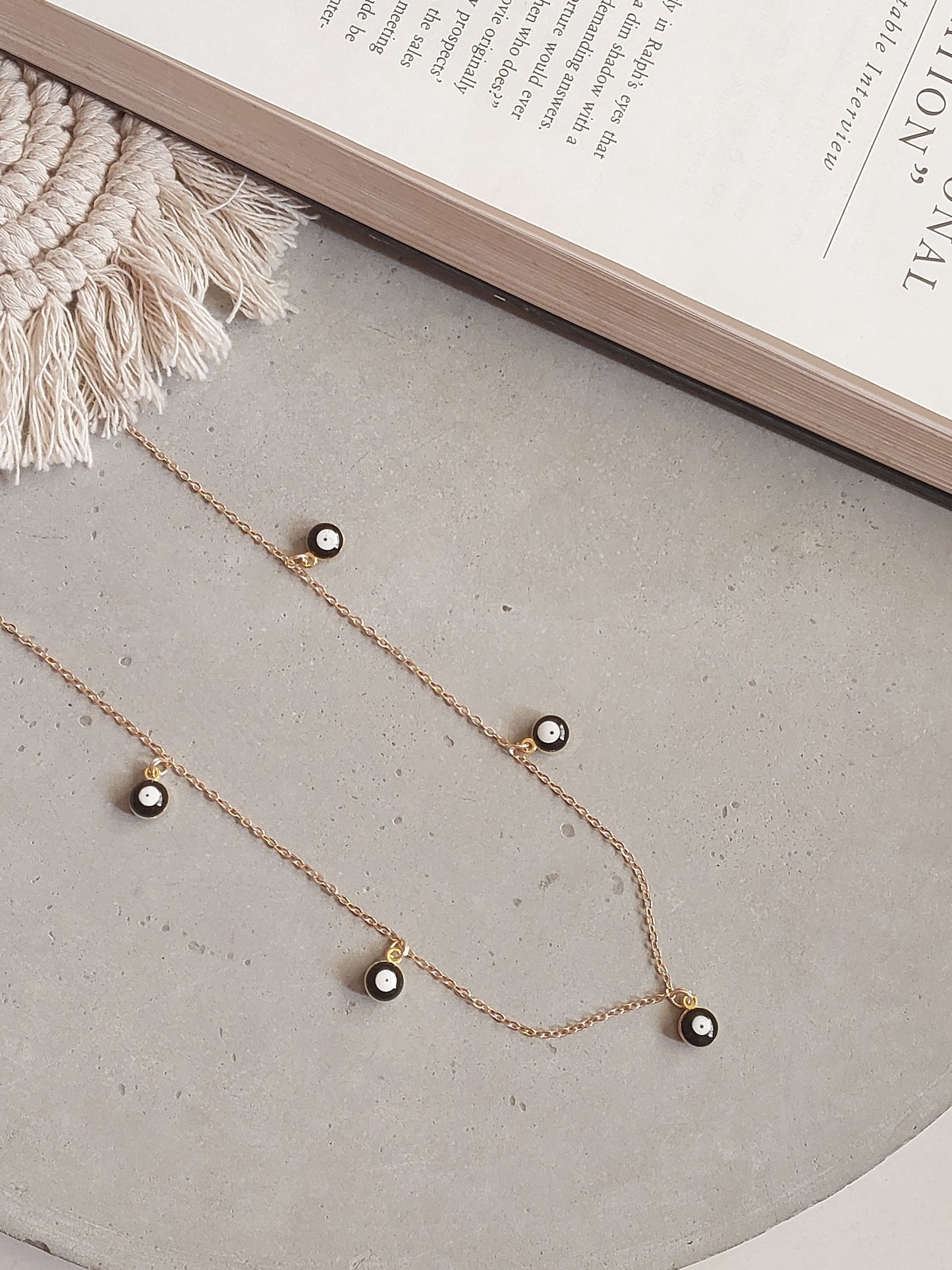 Minimal  Evil Eye  Necklace| Perfect for Daily wear