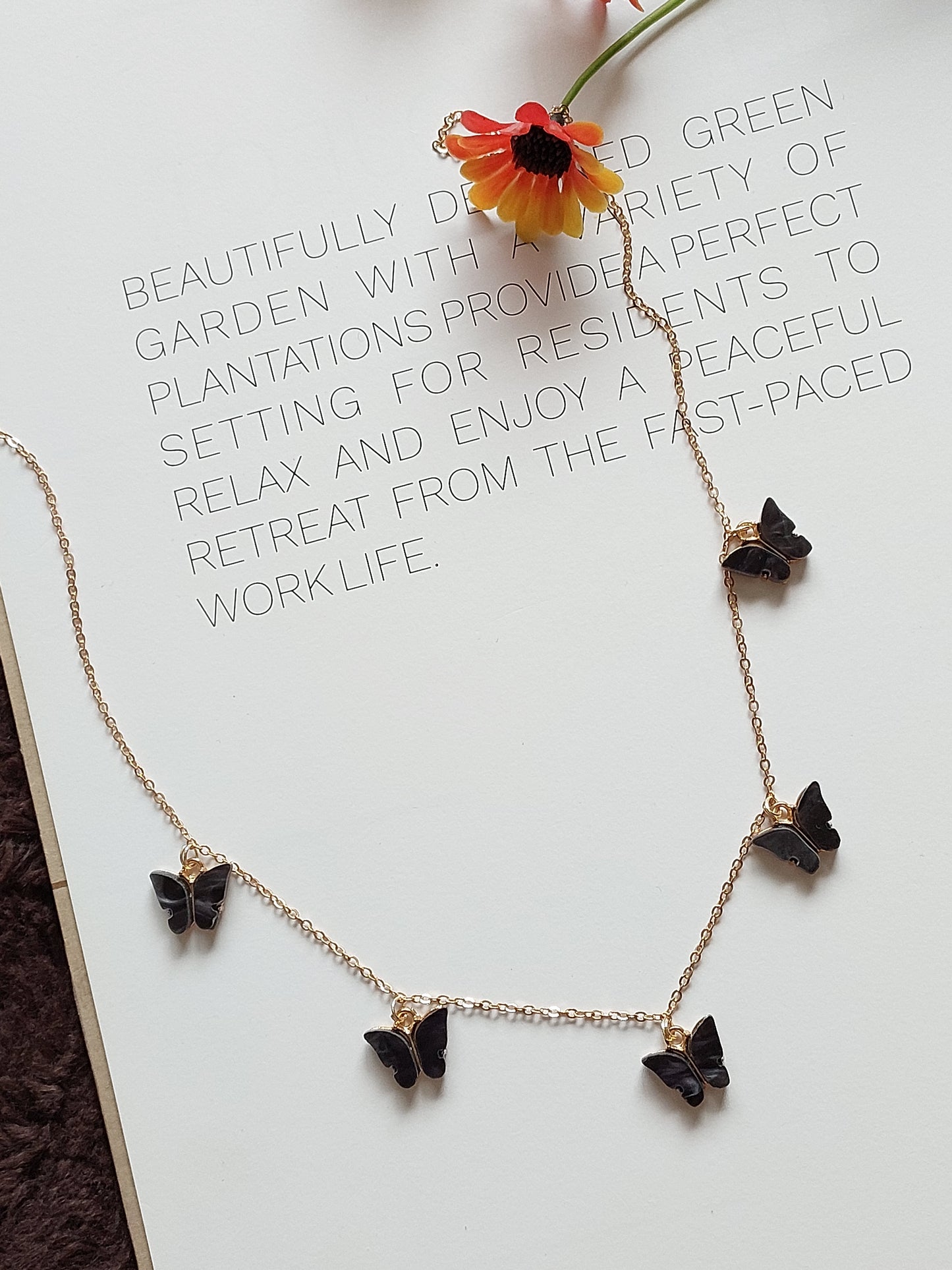 Minimal  Butterfly Necklace| Perfect for Daily wear