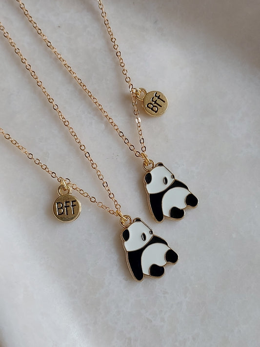 Friendship & Couple Panda Necklace | Daily Wear Necklace