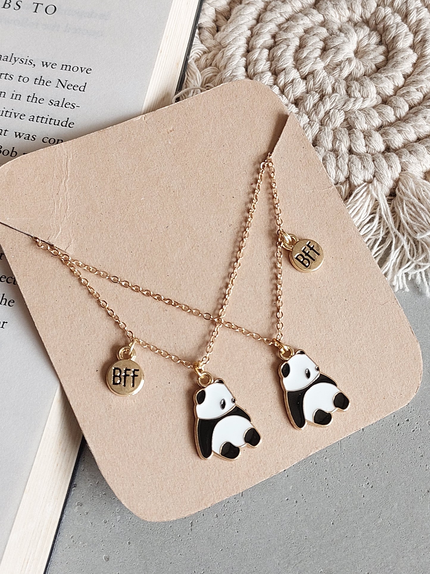 Friendship & Couple Panda Necklace | Daily Wear Necklace