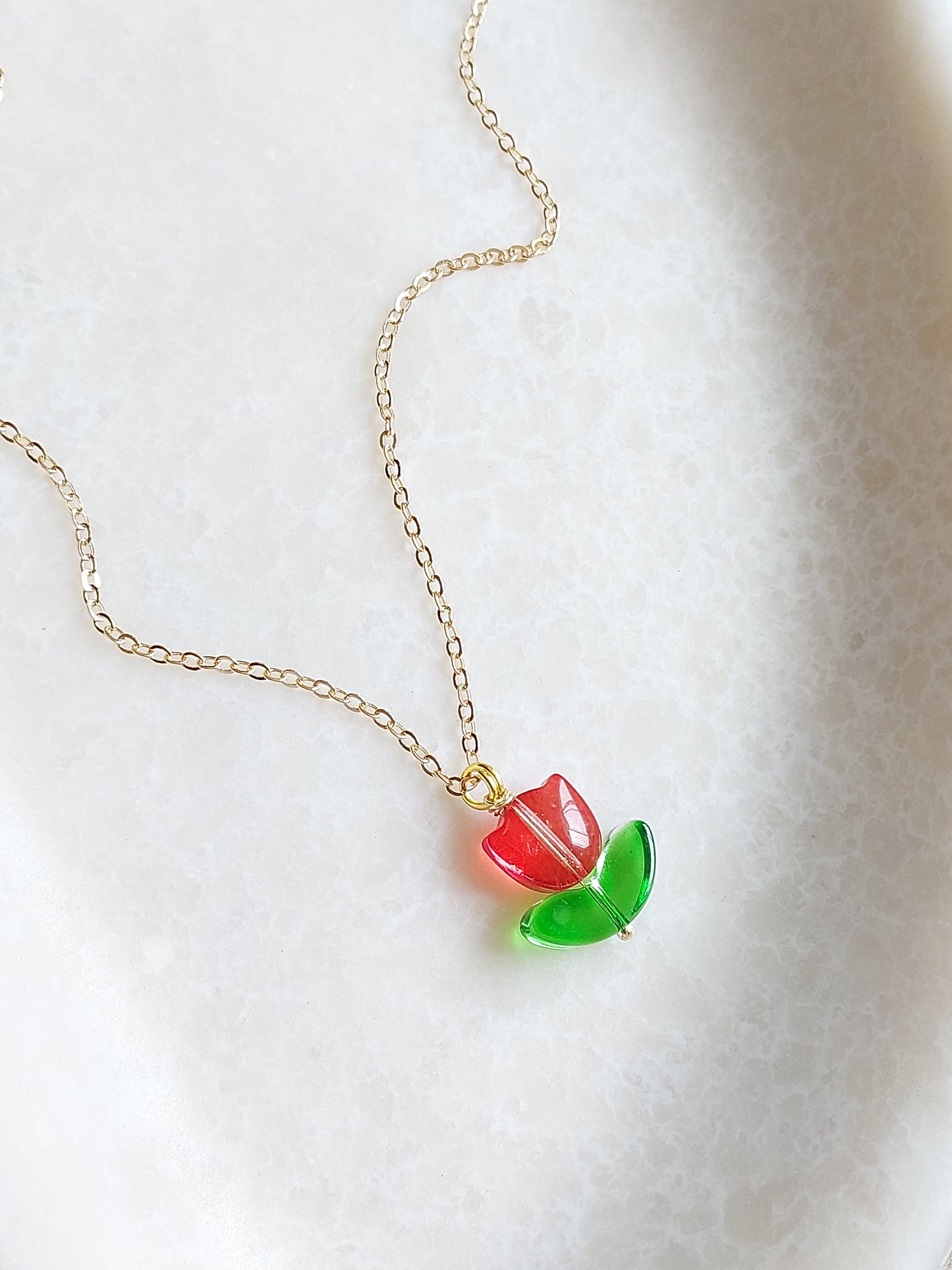 Minimal  Tulip Necklace| Perfect for Daily wear