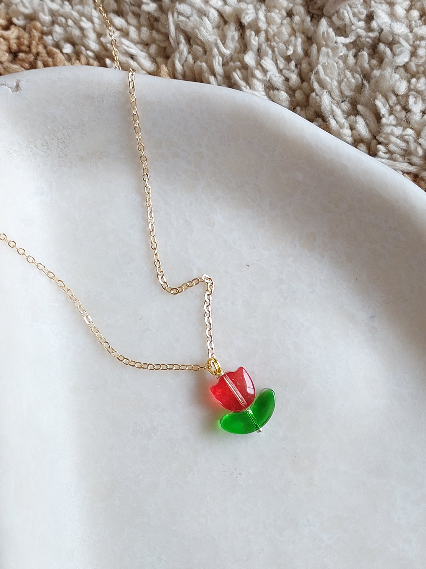 Minimal  Tulip Necklace| Perfect for Daily wear