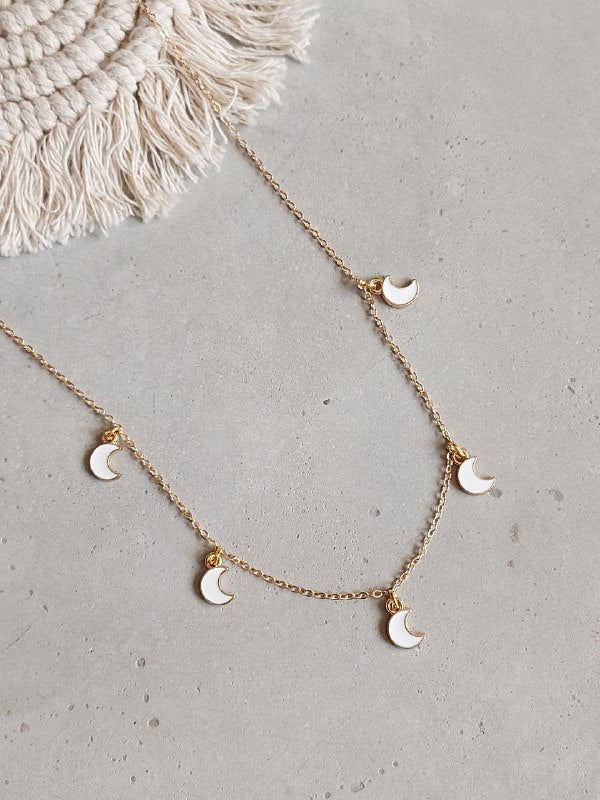 Minimal  Moon Necklace| Perfect for Daily wear