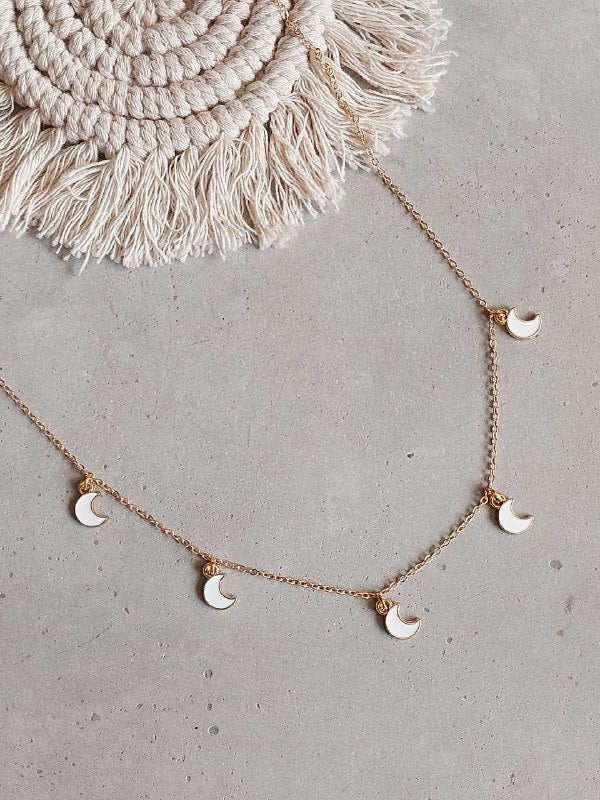 Minimal  Moon Necklace| Perfect for Daily wear